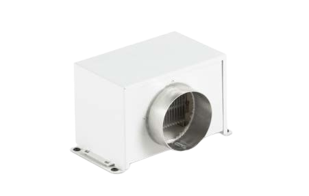 Auxiliary duct heater module for marine HVAC comfort support