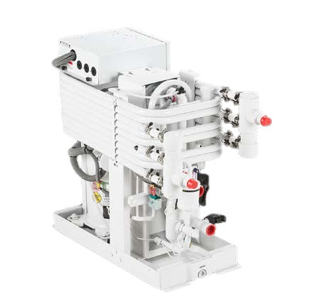 MCGX titanium modular marine chiller for large yacht chilled-water systems