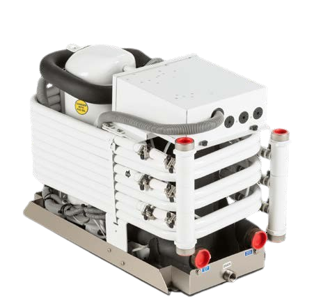 MCGXLP low-profile modular marine chiller for yacht machinery spaces